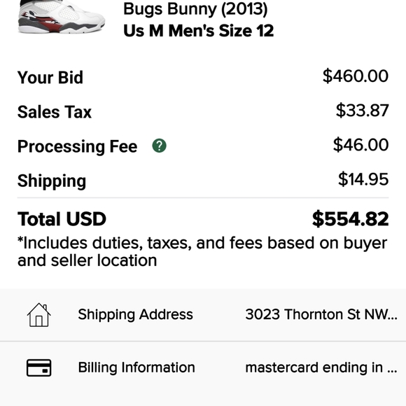 Air Jordan 8 Retro Bugs Bunny's - Picture 5 of 5